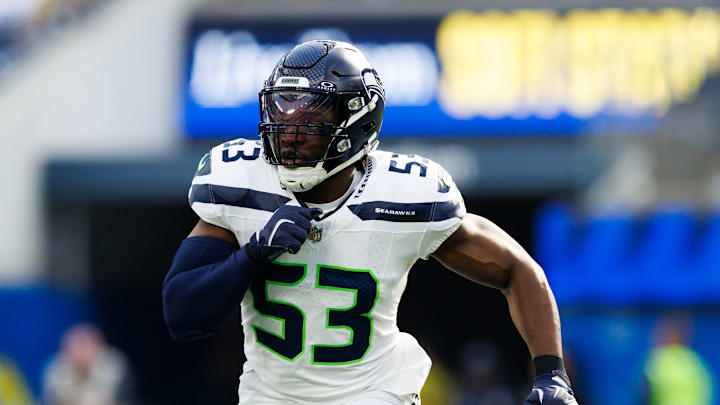 Boye Mafe of the Seattle Seahawks