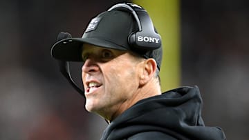 Baltimore Ravens head coach John Harbaugh