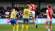 Rafaelle netted Arsenal's first against Birmingham