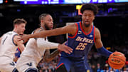 DePaul Blue Demons forward Jeremiah Oden (25).