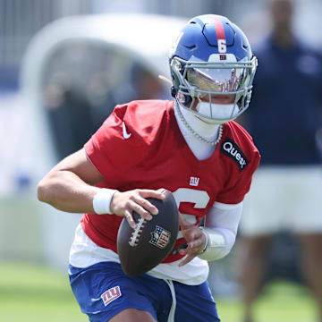 Jaxson Dart was the 25th pick in the 2025 NFL draft.