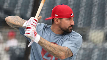 Philadelphia Phillies right fielder Nick Castellanos (8)