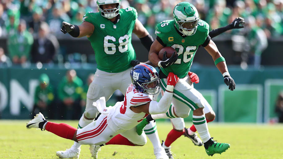 Philadelphia Eagles running back Saquon Barkley