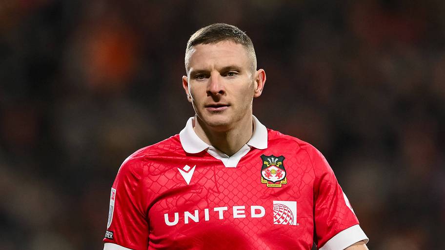 Wrexham striker Paul Mullin.