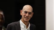 Jul 20, 2024; Phoenix, AZ, USA; NBA commissioner Adam Silver arrives prior to the WNBA All Star Game at Footprint Center. Mandatory Credit: Mark J. Rebilas-Imagn Images