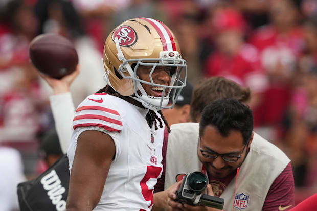 San Francisco 49ers wide receiver Demarcus Robinson (5)