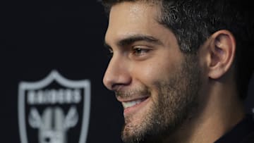 Las Vegas Raiders Introduce Jimmy Garoppolo