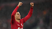 Cody Gakpo bahagia setelah cetak dua gol dalam Liverpool vs Manchester United