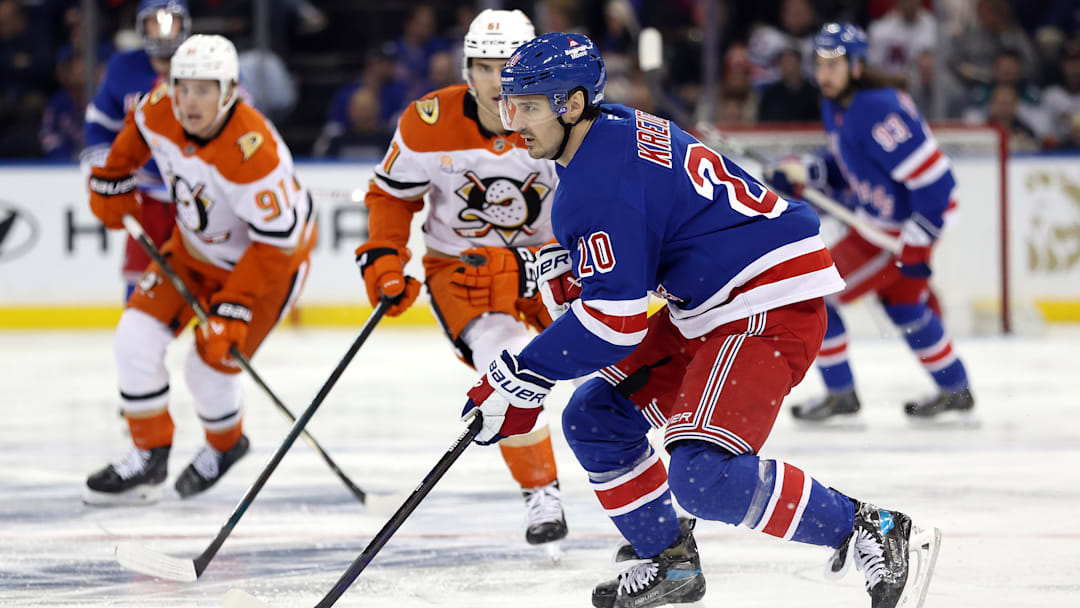 Anaheim Ducks v New York Rangers