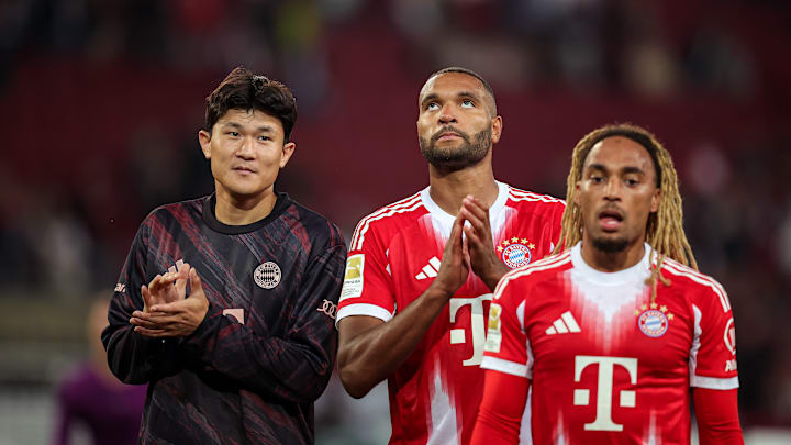 Min-jae Kim, Jonathan Tah und Sacha Boey sind drei Optionen für die Viererkette des FC Bayern Min-jae Kim, Jonathan Tah und Sacha Boey sind drei Optionen für die Viererkette des FC Bayern