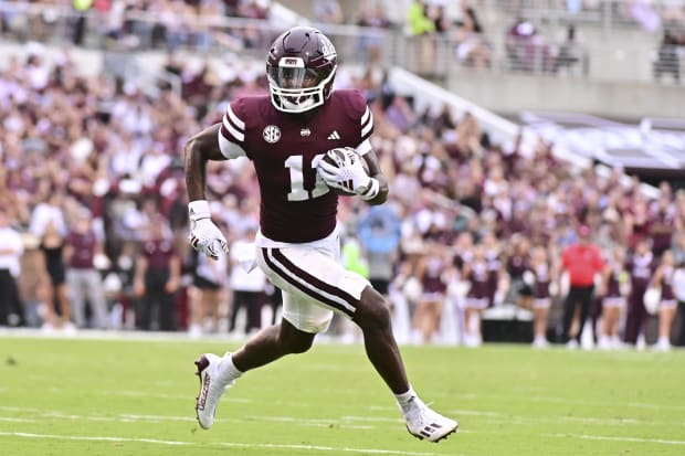 Mississippi State wide receiver Jaden Walley