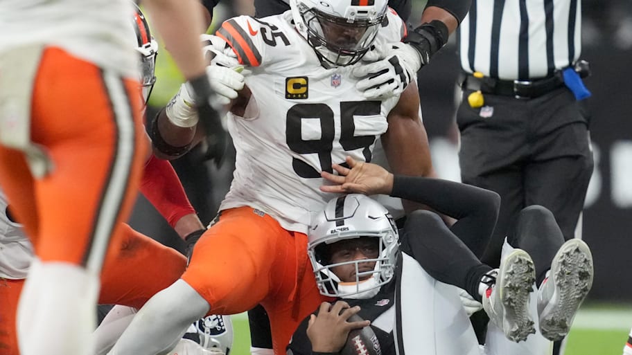 Cleveland Browns defensive end Myles Garrett