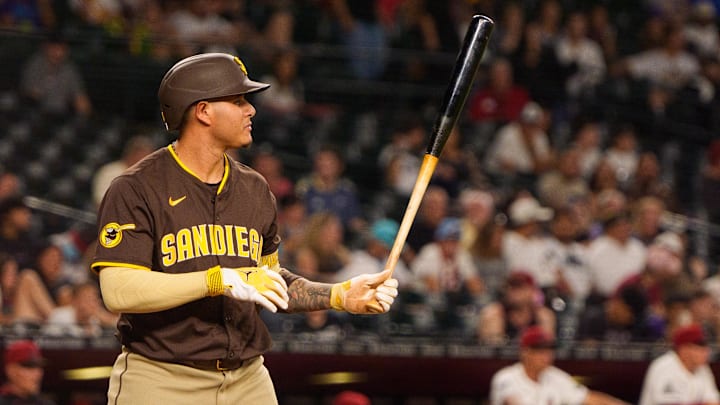 Manny Machado's +110 price on his bases prop makes him a drawing play given his eye-popping production as of late.