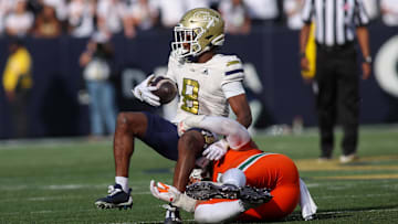 What goes up must come down, and so it was that Miami lost its undefeated season when it was upset by Georgia Tech. It was just the start of a miserable weekend for state college football teams.