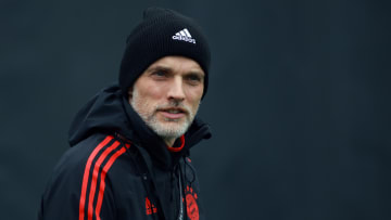 Tuchel beim Training vor dem Rückspiel gegen Man City