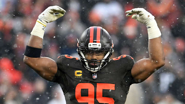 Cleveland Browns defensive end Myles Garrett