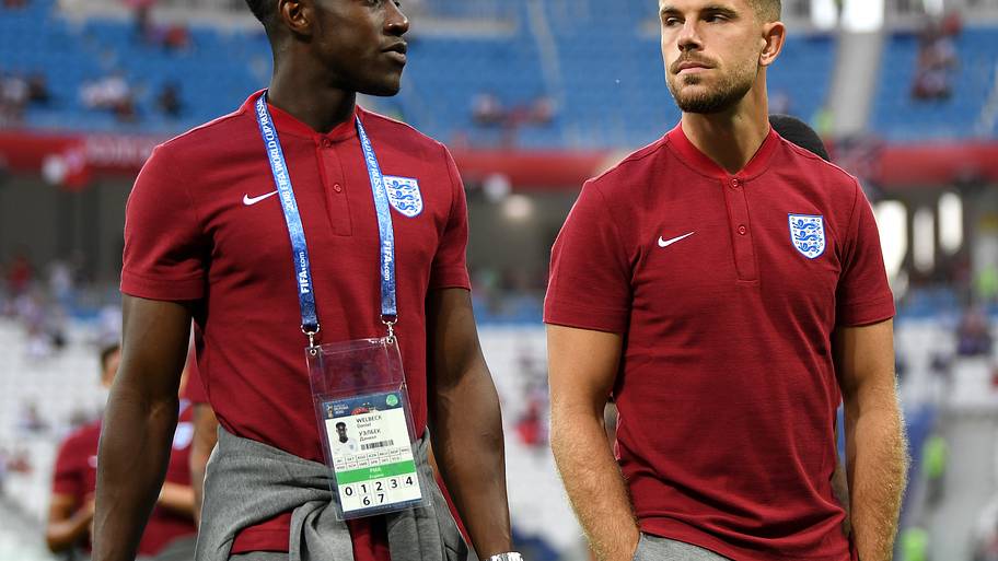 Danny Welbeck (left) and Jordan Henderson.