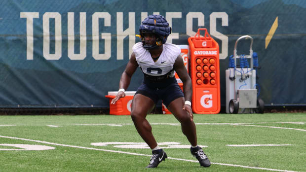 West Virginia University cornerback Ayden Garnes.