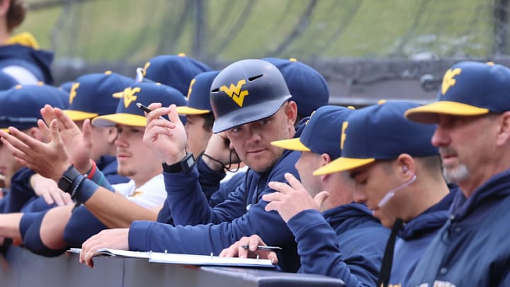 West Virginia University assistant coach Steve Sabins. West Virginia University assistant coach Steve Sabins.