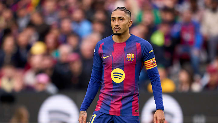 Raphinha devrait démarrer comme titulaire face à l'Atlético. Raphinha devrait démarrer comme titulaire face à l'Atlético.