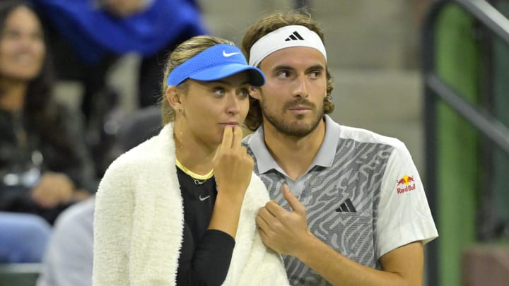 Paula Badosa and Stefanos Tsitsipas shared a sweet moment.