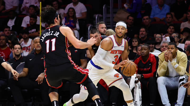 New York Knicks guard Josh Hart is a solid prop target on Sunday.