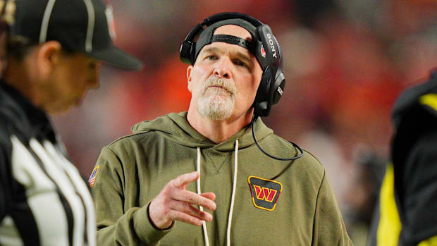 Washington Commanders head coach Dan Quinn