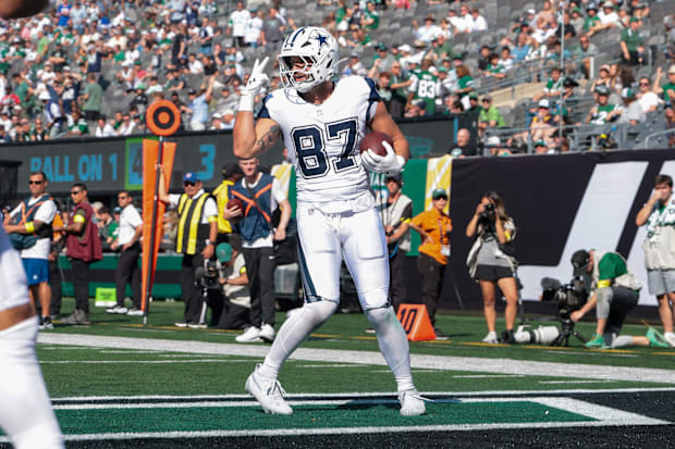 Dallas Cowboys tight end Jake Ferguson. 