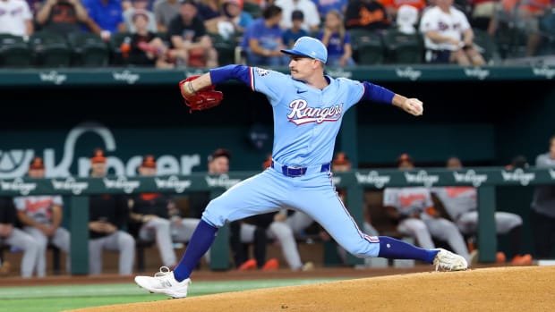 Andrew Heaney held the Orioles scoreless on two hits and three walks over five innings on Sunday.