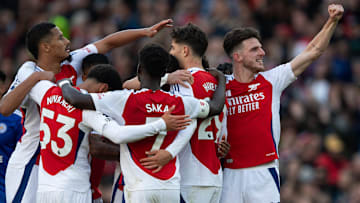 Arsenal will face Chelsea on Sunday