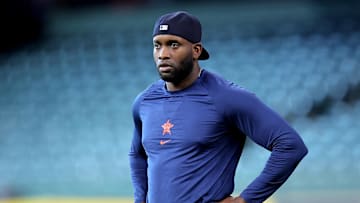 Houston Astros designated hitter Yordan Alvarez (44) 