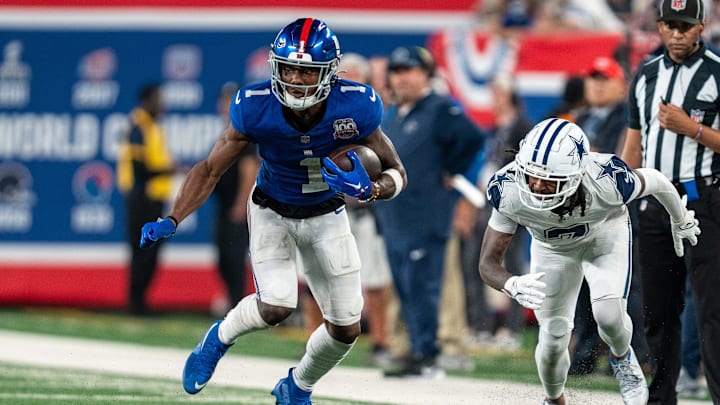 New York Giants wide receiver Malik Nabers.