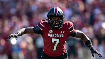 Nick Emmanwori with South Carolina