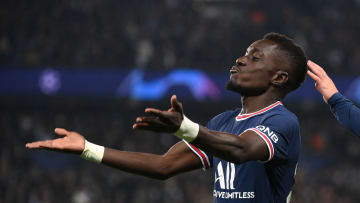 Idrissa Gueye sous les couleurs du Paris Saint-Germain. 