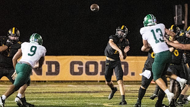 Bishop Verot quarterback Carter Smith finished with 249 yards passing in a win over Calvary Christian.