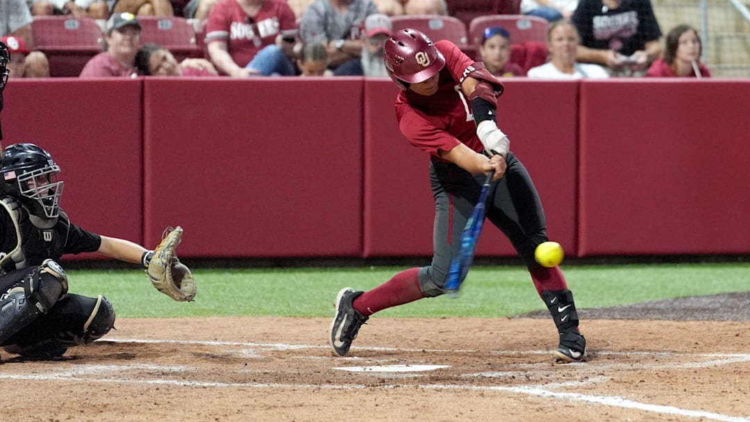 Oklahoma’s Nelly McEnroe-Marinas will undergo X-Rays after being injured on Sunday against Southeastern Louisiana. Oklahoma’s Nelly McEnroe-Marinas will undergo X-Rays after being injured on Sunday against Southeastern Louisiana.