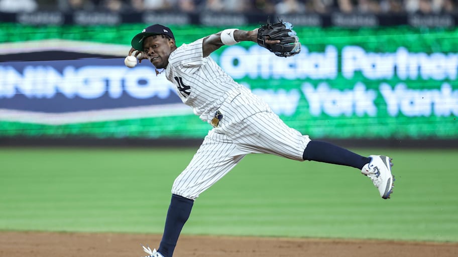 New York Yankees infielder Jazz Chisholm Jr. | Wendell Cruz-Imagn Images