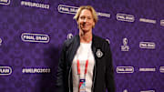 Bundestrainerin Martina Voss-Tecklenburg bei der EM-Auslosung