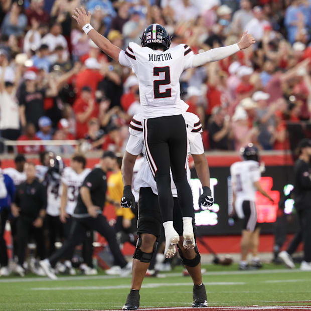There could be many more chances for TTU quarterback Behren Morton and company to celebrate this season, as the remaining sch