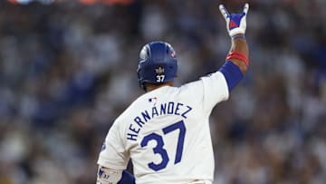 Los Angeles Dodgers outfielder Teoscar Hernandez