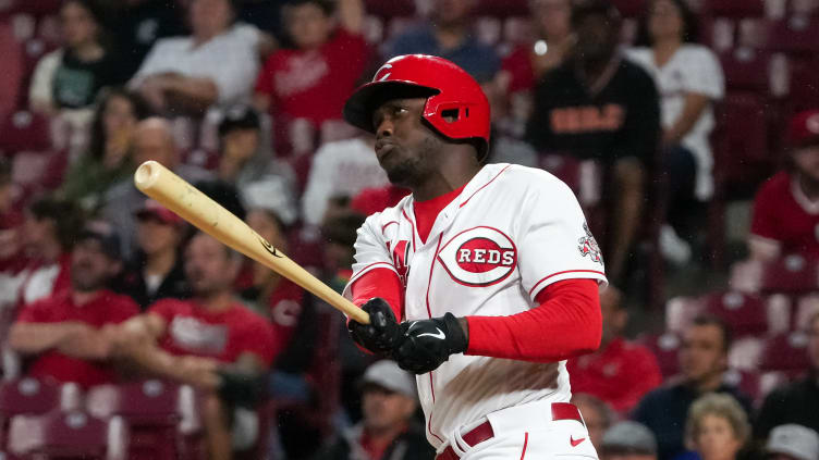 Cincinnati Reds outfielder Aristides Aquino.