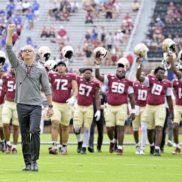 Florida State coach Mike Norvell