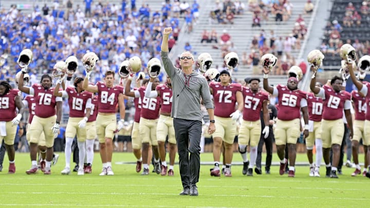 Florida State coach Mike Norvell