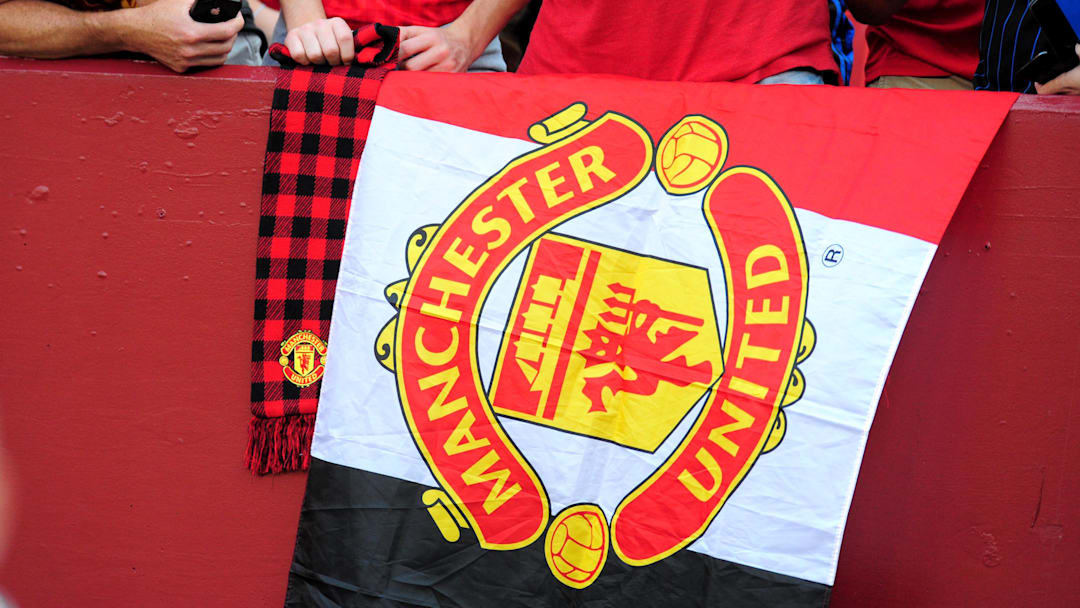 Jul 29, 2014; Landover, MD, USA; Fans hang a flag prior to the match between Inter Milan and Manchester United at FedEx Field. Mandatory Credit: Evan Habeeb-Imagn Images