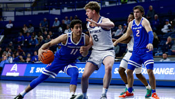 Boise State guard Alvaro Cardenas.