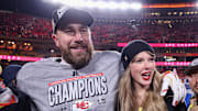 Taylor Swift and Travis Kelce