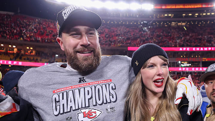 Taylor Swift and Travis Kelce Taylor Swift and Travis Kelce