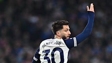 Rodrigo Bentancur after his goal against Ipswich Town 
