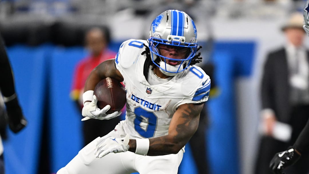 Jahmyr Gibbs and the Lions are home favorites against the Steelers. Jahmyr Gibbs and the Lions are home favorites against the Steelers.