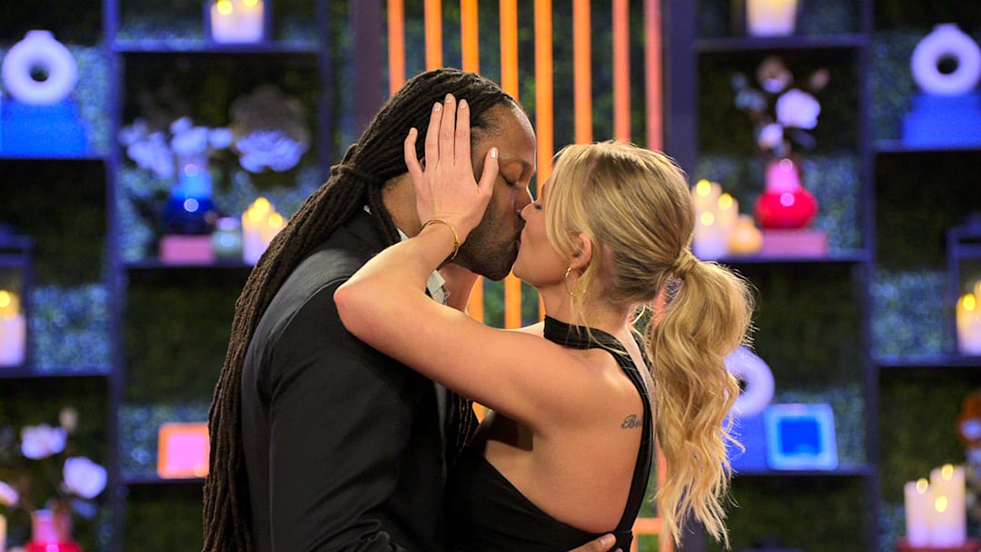 Love Is Blind. (L to R) Dr Vic St John, Christine Hamilton in episode 1002 of Love Is Blind. Cr. Courtesy of Netflix © 2026